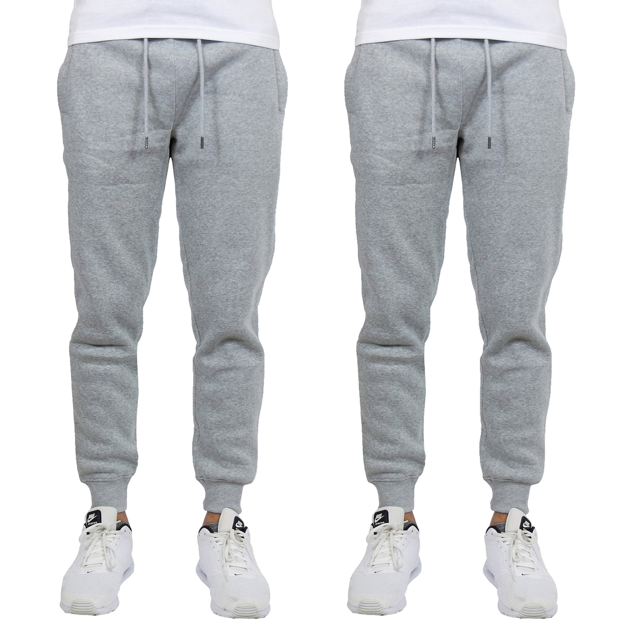 Galaxy by Harvic Men's Fleece-Lined Jogger Sweatpants 2 Pack